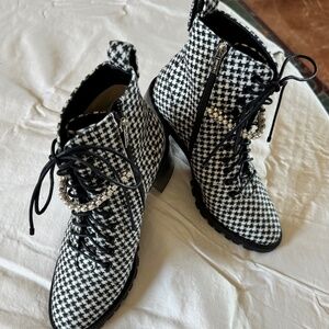 JIMMY CHOO COMBAT BOOTS